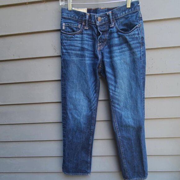 Mens Abercrombie Classic Straight Jeans size 28 x 30 Button Down Fly - Picture 11 of 12